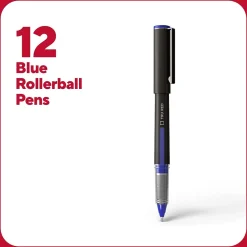 Pens|TRU RED ™ Rollerball Pens, Conical Tip, , Dozen/Pack (TR57322) Blue