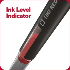 Pens|TRU RED ™ Rollerball Pens, Fine Point, Assorted Colors, 3/Pack (TR58251)