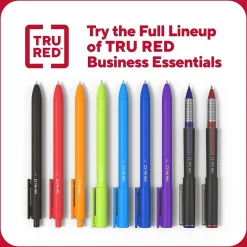 Pens|TRU RED ™ Rollerball Pens, Fine Point, Assorted Colors, 3/Pack (TR58251)