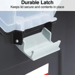 File Storage|TRU RED ™ Slim Portable File Tote, Letter Size, Black, 5/Carton (TR58297CT)