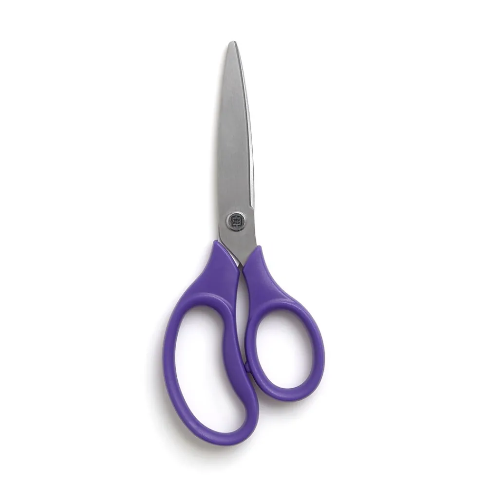 Scissors|TRU RED ™ Student 7" Stainless Steel Scissors, Straight Handle, Right & Left Handed, Assorted Colors (TR55048)