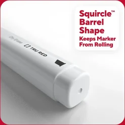 Markers|TRU RED ™ Tank Dry Erase Markers, Chisel Tip, Black, 12/Pack (TR61440-CC)