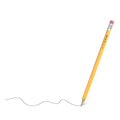Pencils|TRU RED ™ Wooden Pencil, 2.2mm, #2 Medium Lead, Dozen (TR58555)