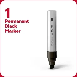Markers|TRU RED ™ XL Tank Permanent Marker, Chisel Tip, Black (TR56933)