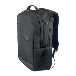 TUCCI CITY RIDER Laptop Backpack, Medium, Black (T0566)