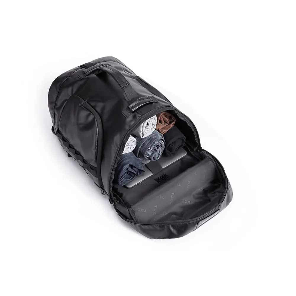 TUCCI DashBag Laptop Backpack, Medium, Black (T0640)