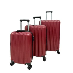 FORTE Banda 3-Piece Hardside Spinner Luggage Set, TSA Checkpoint Friendly, (F0002-03PC-)<TUCCI