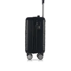 Hardside Carry-On Suitcase, 4-Wheeled Spinner, TSA Checkpoint Friendly (T0476-17in-BLK)<TUCCI Sale
