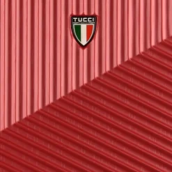 Hardside Spinner Carry-On Luggage Set, TSA Checkpoint Friendly, Burgundy (T0269-03PC-BGDY)<TUCCI Clearance