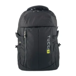 TUCCI HITCHHIKER Laptop Backpack, Medium, Black (T0569)
