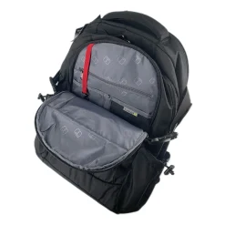 TUCCI HITCHHIKER Laptop Backpack, Medium, Black (T0569)