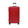 Italy BORDO 22.8" Hardside Carry-On Suitcase, 8-Wheeled Spinner, Dark Red (T0323-20in-DRED)<TUCCI Hot