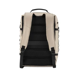 TUCCI Laptop Backpack, Medium, Beige (T0641)