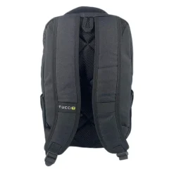 TUCCI Laptop Backpack, Medium, Black (T0574)