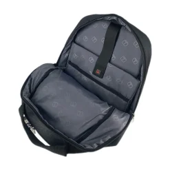TUCCI Laptop Backpack, Medium, Black (T0574)