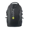 TUCCI Laptop Backpack, Medium, Black (T0570)