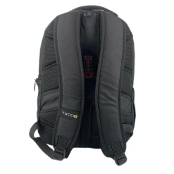 TUCCI Laptop Backpack, Medium, Black (T0571)