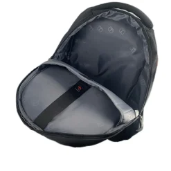 TUCCI Laptop Backpack, Medium, Black (T0571)