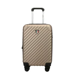2-Piece Hardside Spinner Carry-On Luggage Set, TSA Checkpoint Friendly, Champagne (T0293-02PC-CHAM)<TUCCI Online