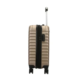2-Piece Hardside Spinner Carry-On Luggage Set, TSA Checkpoint Friendly, Champagne (T0293-02PC-CHAM)<TUCCI Online