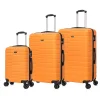 3-Piece Hardside Spinner Carry-On Luggage Set, TSA Checkpoint Friendly, Burnt Orange (S0568-03PC-BRTO)<TUCCI Discount