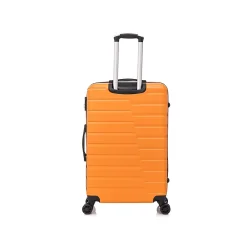 3-Piece Hardside Spinner Carry-On Luggage Set, TSA Checkpoint Friendly, Burnt Orange (S0568-03PC-BRTO)<TUCCI Discount
