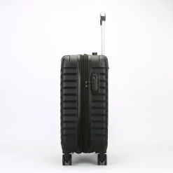 2-Piece Hardside Spinner Carry-On Luggage Set, TSA Checkpoint Friendly (T0293-02PC-BLK)<TUCCI Hot
