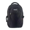 TUCCI SCOUT Laptop Backpack, Medium, Black (T0564)