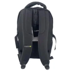 TUCCI SCOUT Laptop Backpack, Medium, Black (T0564)