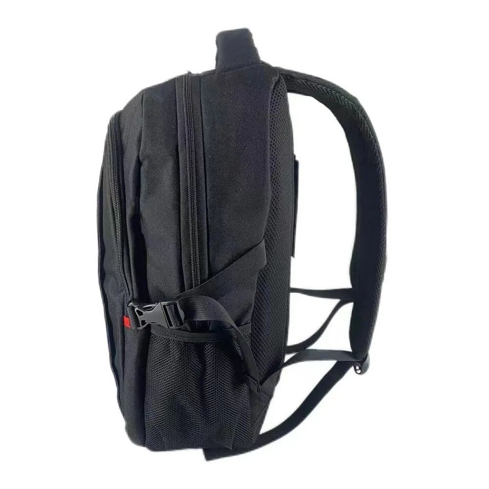 TUCCI SCOUT Laptop Backpack, Medium, Black (T0564)