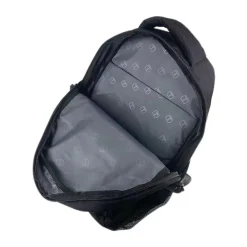 TUCCI SCOUT Laptop Backpack, Medium, Black (T0564)