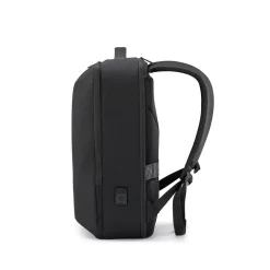 TUCCI TrekTornado Laptop Backpack, Medium, Black (T0593)