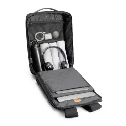 TUCCI TrekTornado Laptop Backpack, Medium, Black (T0593)