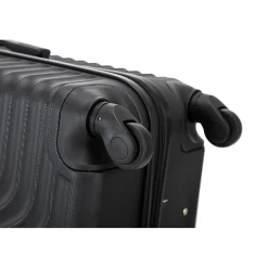 VOYAGE Vertice 2-Piece Hardside Spinner Luggage Set, TSA Checkpoint Friendly, (V0001-02PC-BLK)<TUCCI New