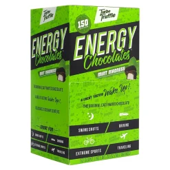 Turbo Truffle s Energy Chocolate Truffles Mint Madness, 50/Pack (220-00987)