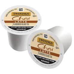 Twinings Chai Latte Black Tea, Keurig® K-Cup® Pods, 22/Box (TNA78919)