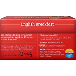 Twinings English Breakfast Black Tea Bags, 50/Box (F05331)