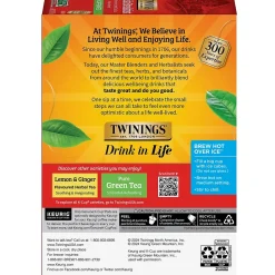 Twinings English Breakfast Decaf Black Tea, Keurig® K-Cup® Pods, 24/Box (TNA85784)