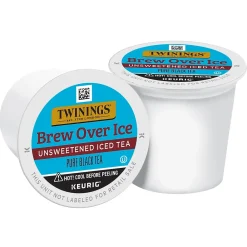 Twinings Iced Unsweetened Black Tea, Keurig® K-Cup® Pods, 24/Box (F16926)