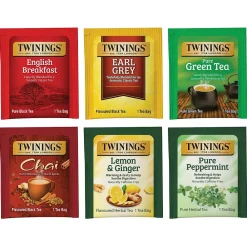 Twinings Variety Pack Assorted Tea Bags, 25 Bags/Box, 6 Boxes/Case (F15485)