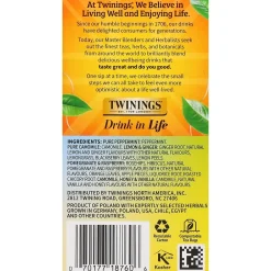 Twinings Variety Pack Herbal Tea Bags, 20/Box (F08666)