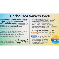 Twinings Variety Pack Herbal Tea Bags, 20/Box (F08666)