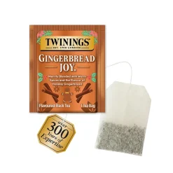 Twinings Winter Teas Gingerbread Joy Black Tea Bags, 20/Box (F15739)