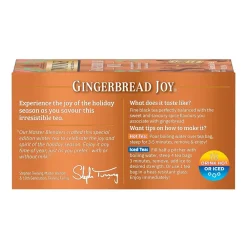 Twinings Winter Teas Gingerbread Joy Black Tea Bags, 20/Box (F15739)