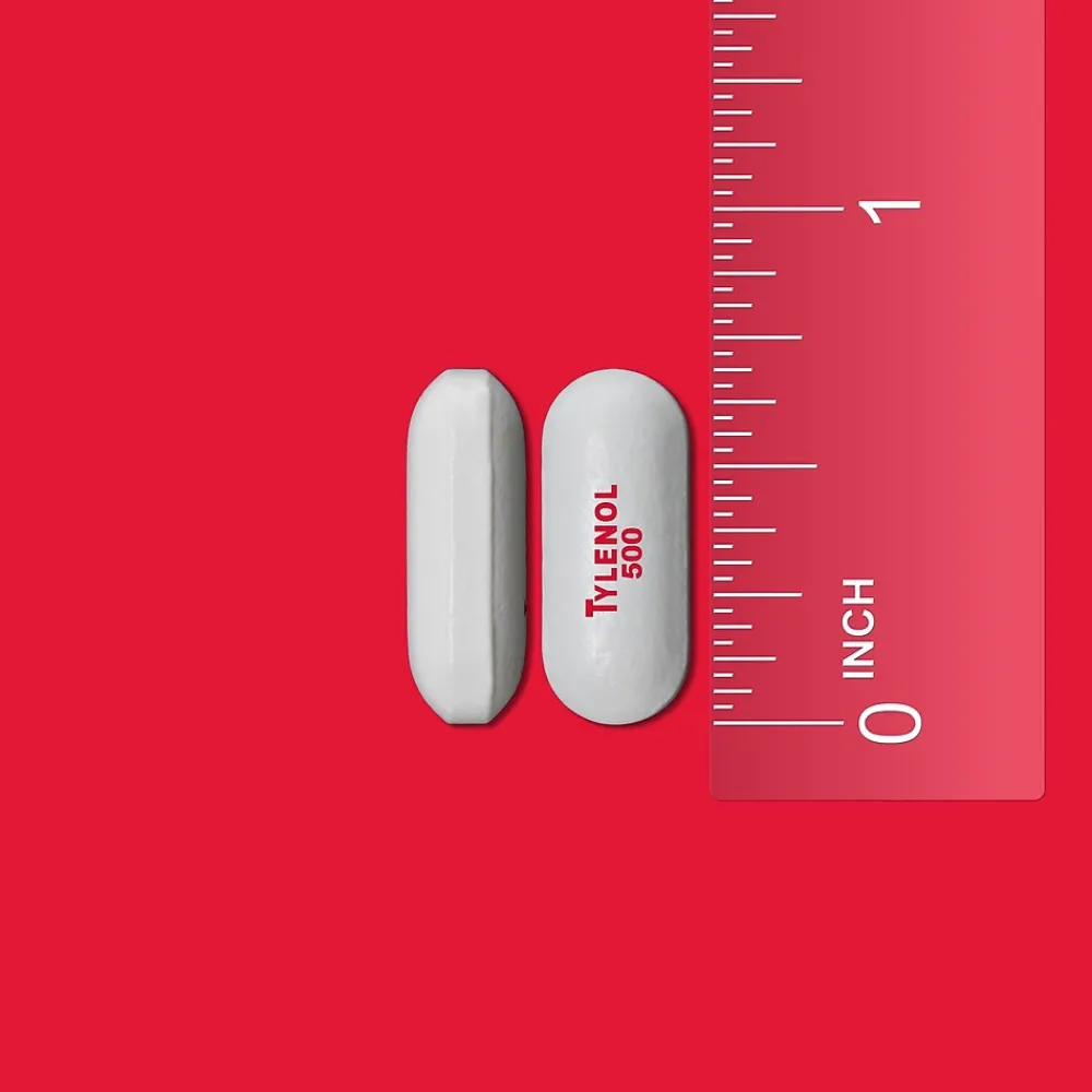 Extra Strength Caplets, Fever Reducer and Pain Reliever, 500 mg, 10 Count (703662)<Tylenol