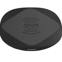 Wireless Power Desk Pad, 10 Watt, Black<Tzumi Best