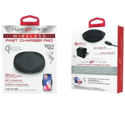 Wireless Power Desk Pad, 10 Watt, Black<Tzumi Best