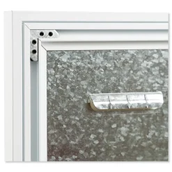 Dry Erase*U Brands Combination Dry-Erase Whiteboard, Aluminum Frame, 3' x 2' (3197U00-01)