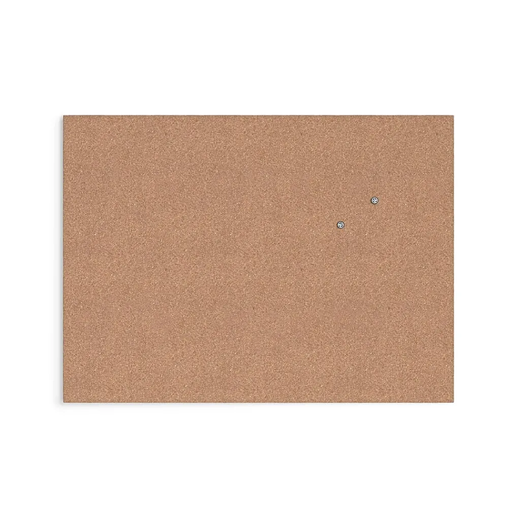 Bulletin*U Brands Cork Bulletin Board, Frameless, 2' x 1.5' (2873U00-01)