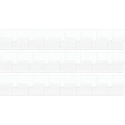 Dry Erase*U Brands Dry-Erase Whiteboard, 0.75' x 1', 24/Pack (4863U00-01)